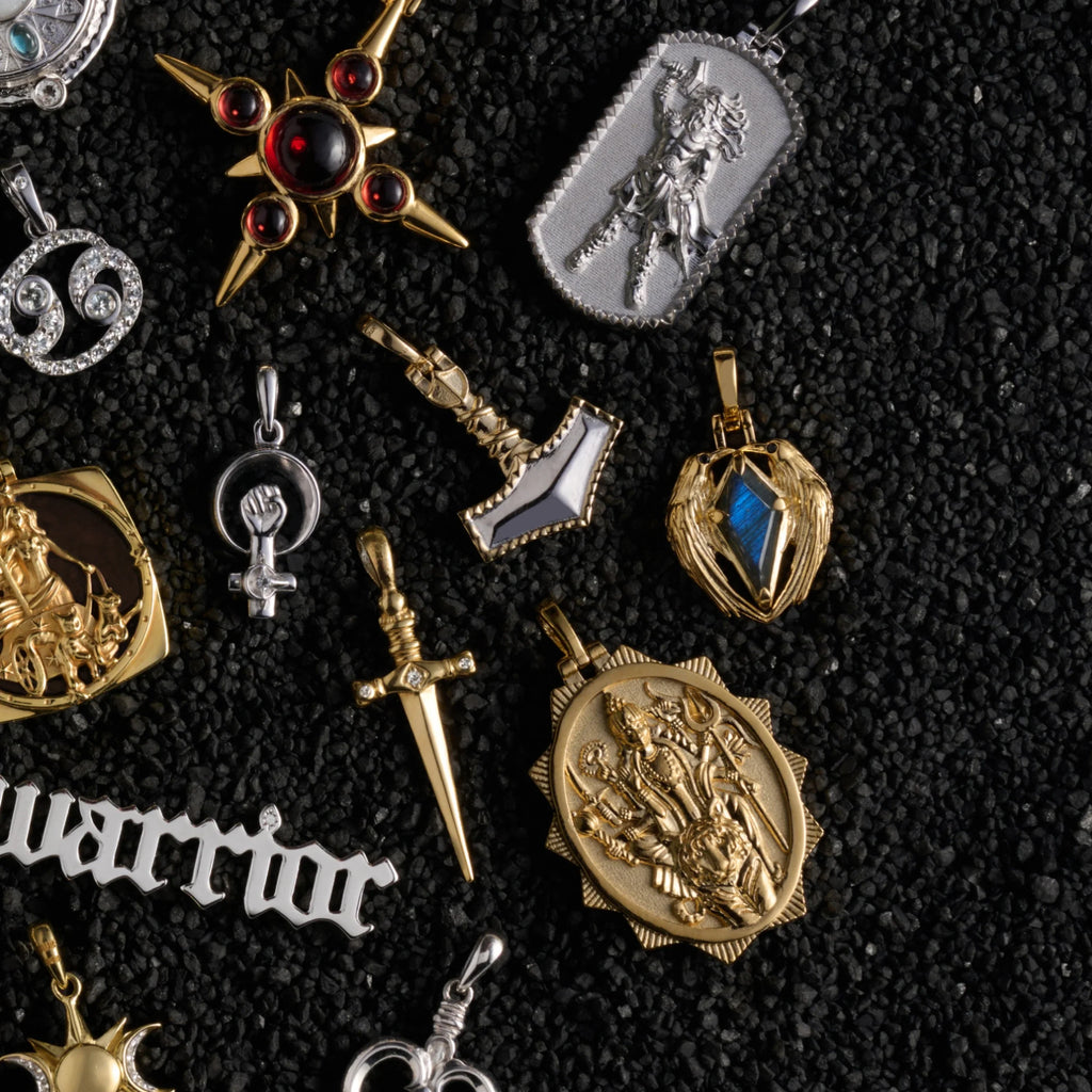Warrior Nameplate Pendant