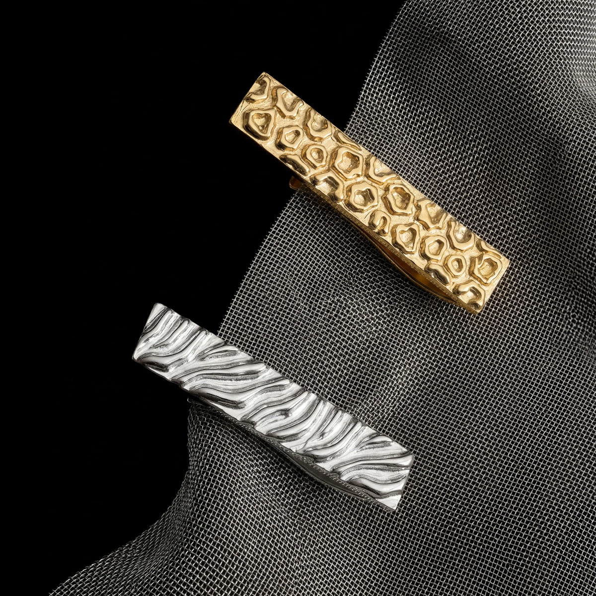 Cat Print Tie Bar