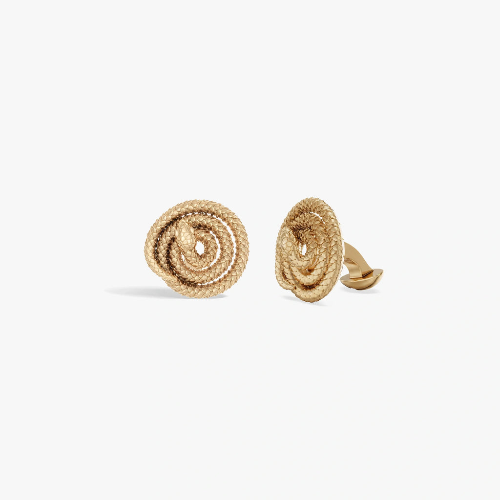Coiled Serpent Cufflinks