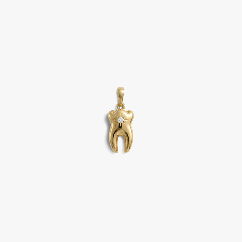 Sapphire Tooth Pendant