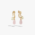 Mini Petal Drop Earrings