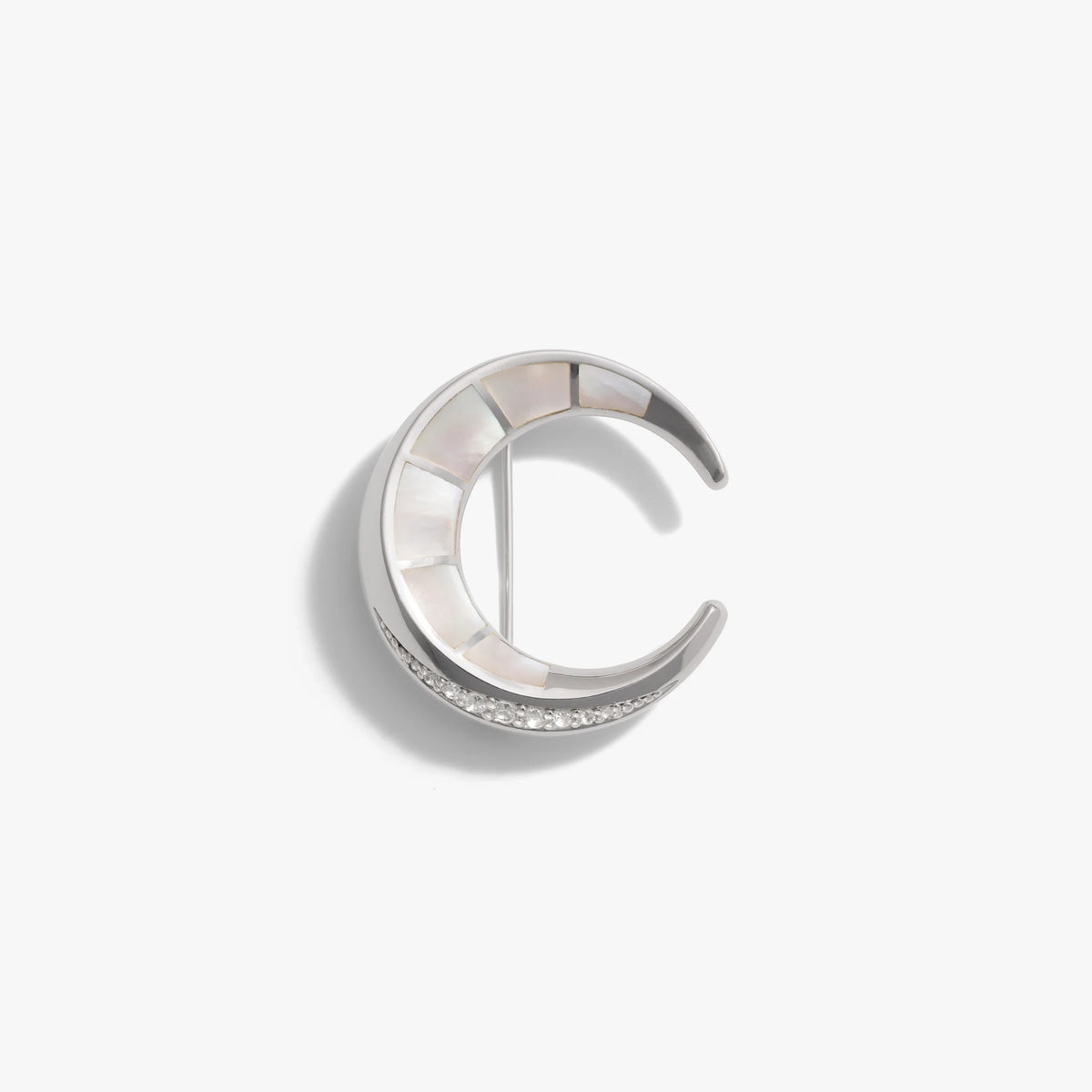 Crescent Moon Brooch