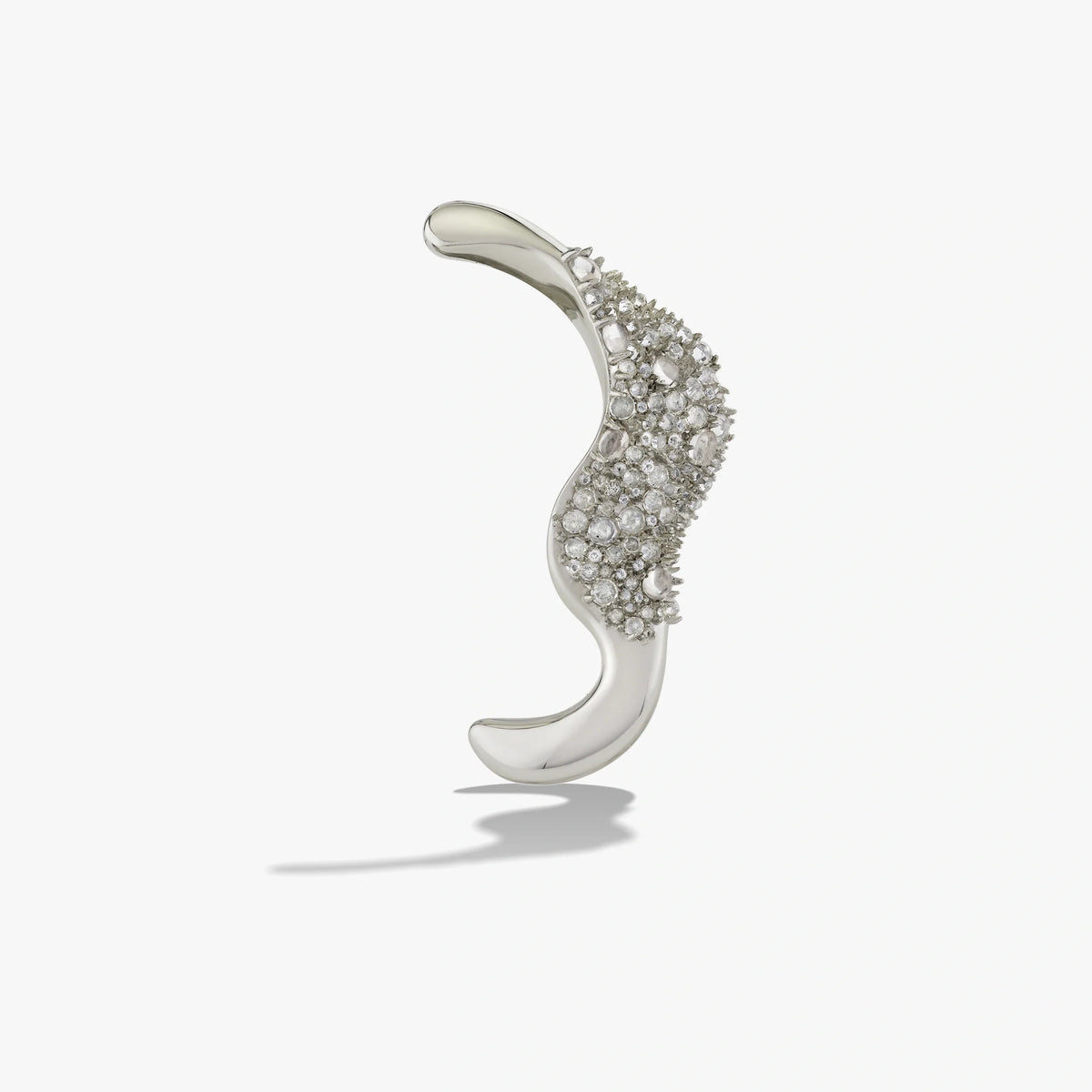 Encrusted Abstract Brooch