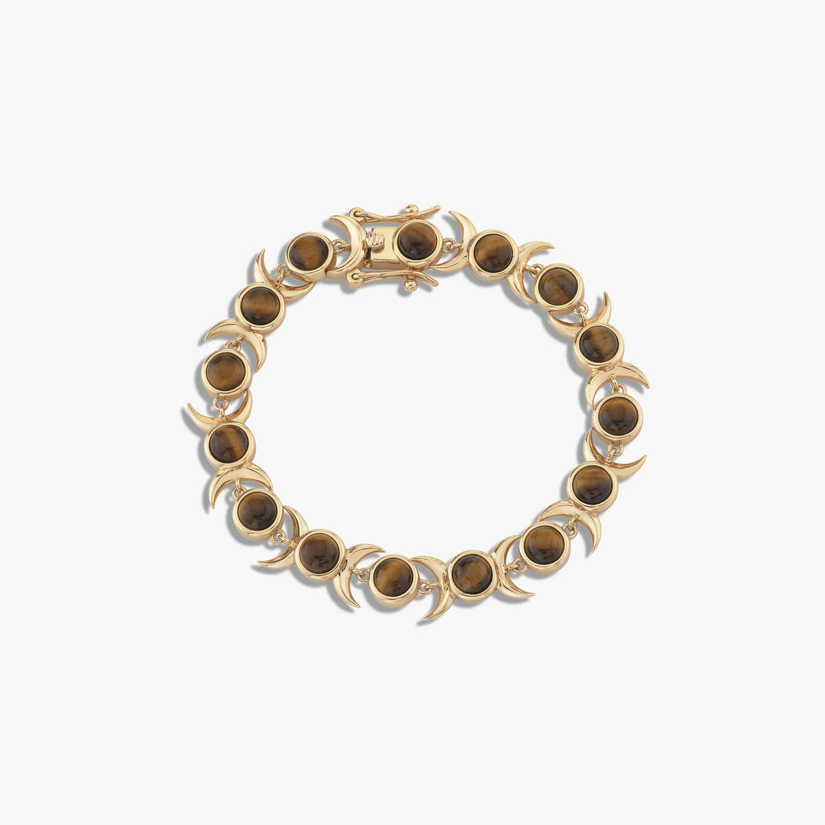 Triple Moon Tennis Bracelet