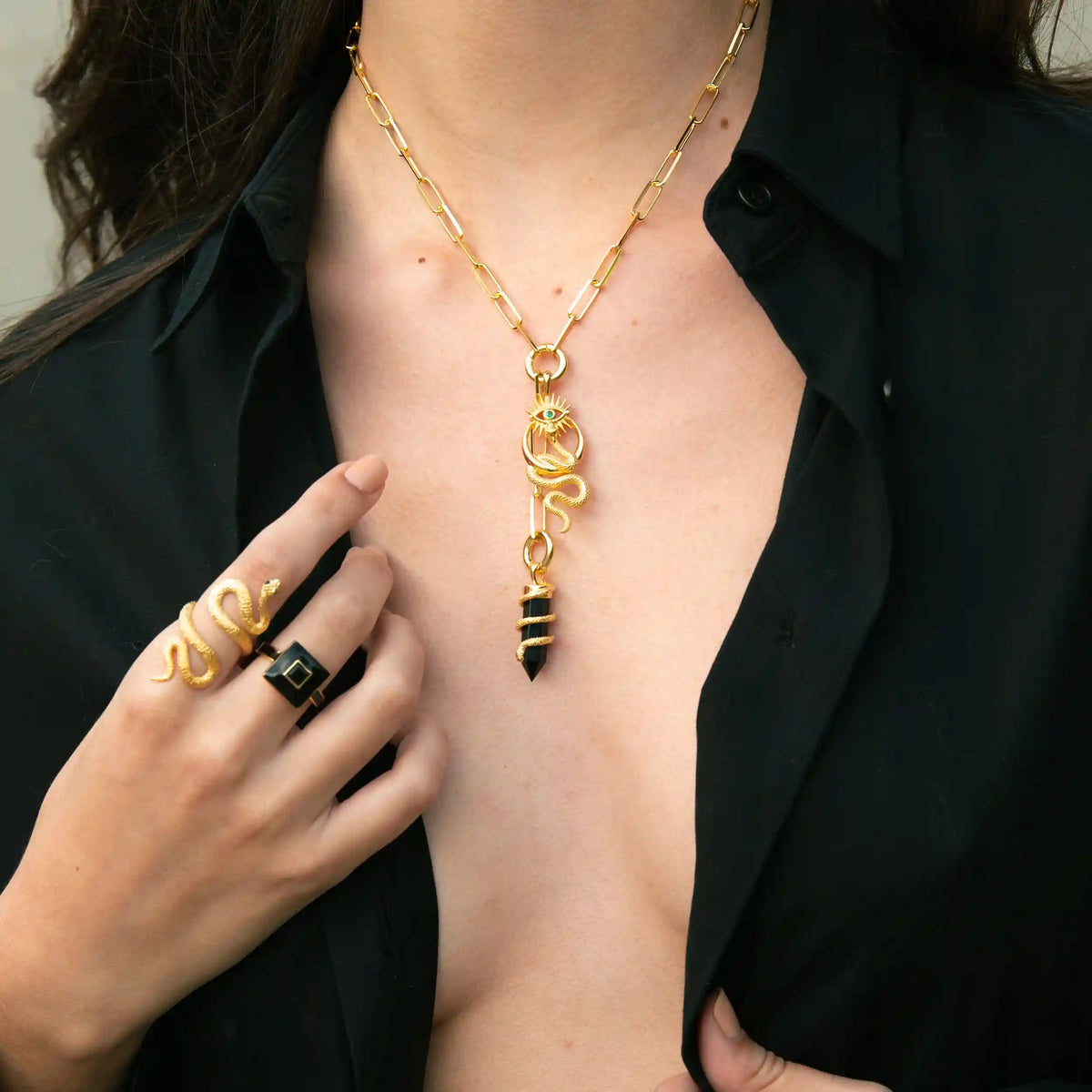 Crystal Snake Amulet