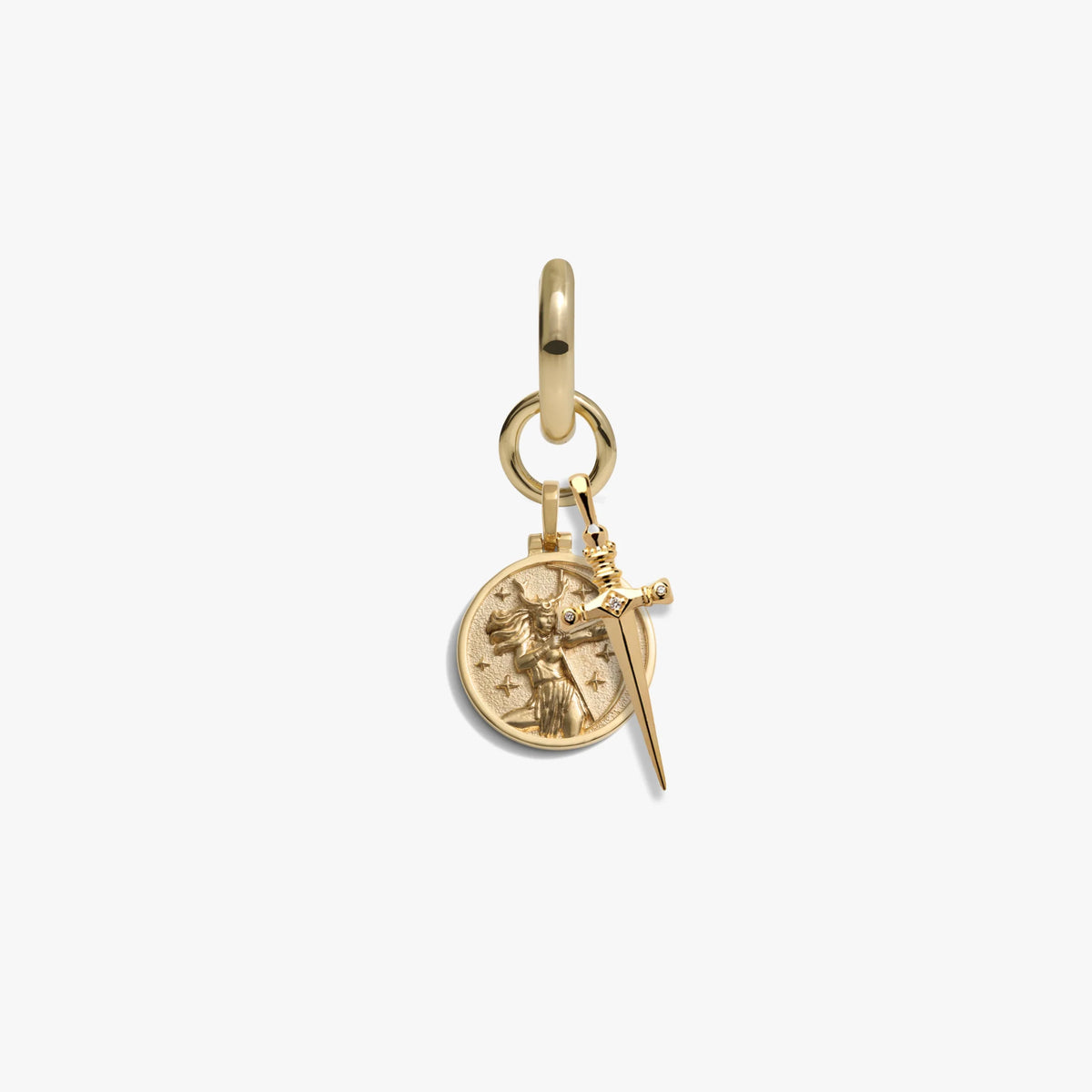Warrior Goddess Charm Earring