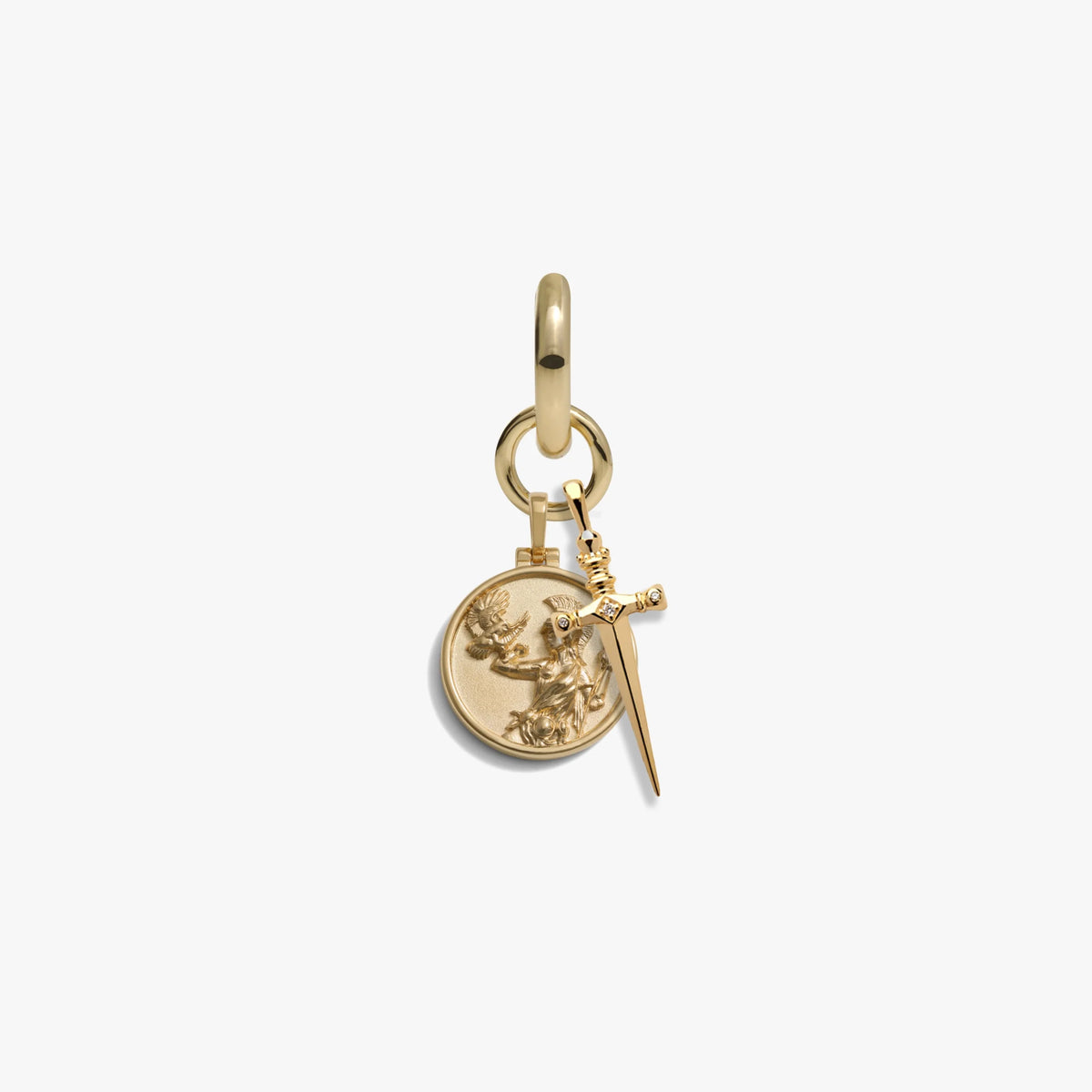 Warrior Goddess Charm Earring