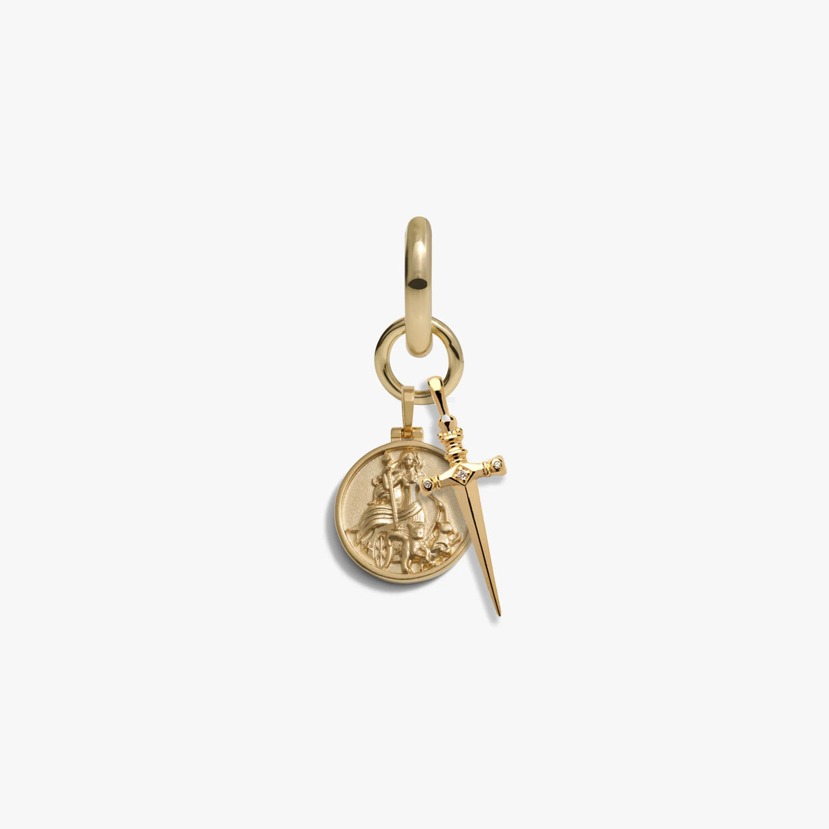 Warrior Goddess Charm Earring
