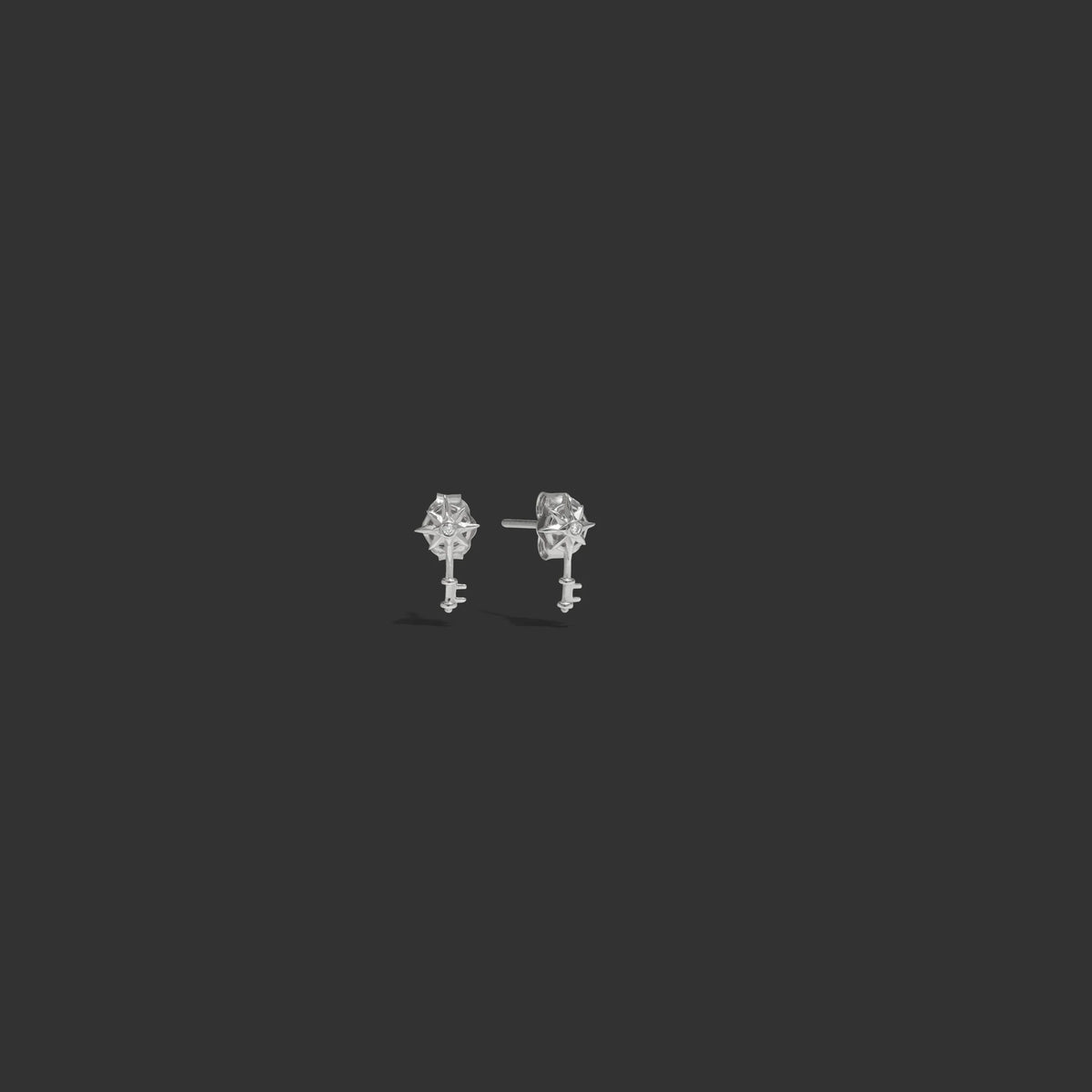 Diamond Key Studs