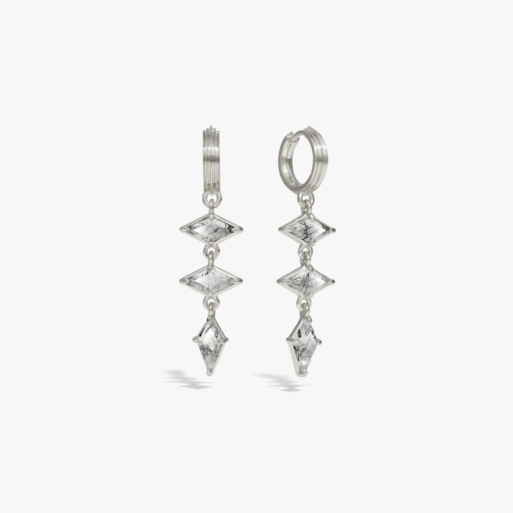 Triple Prism Earrings