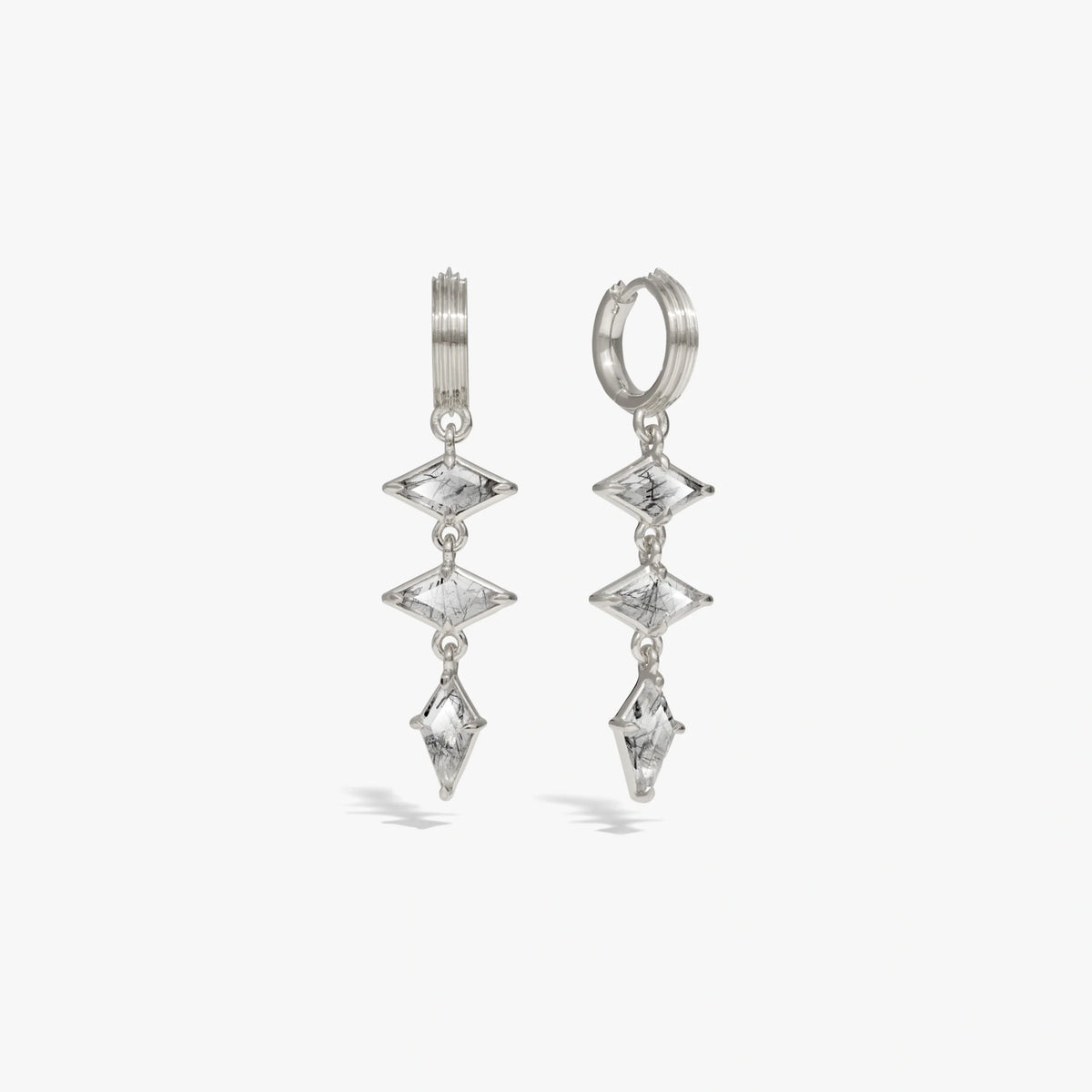 Triple Prism Earrings