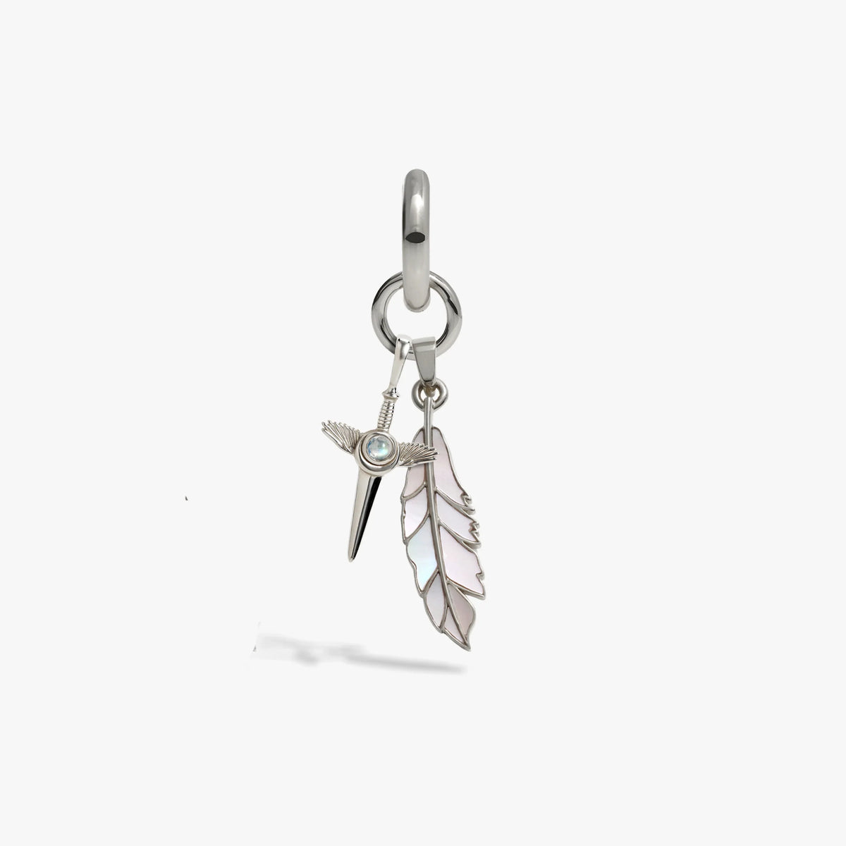 Knowledge Is Power Charm Earrings