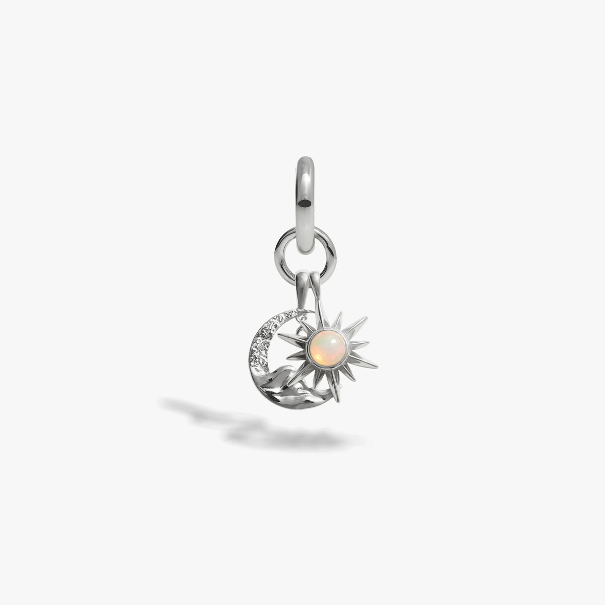 Sun & Moon Charm Earring