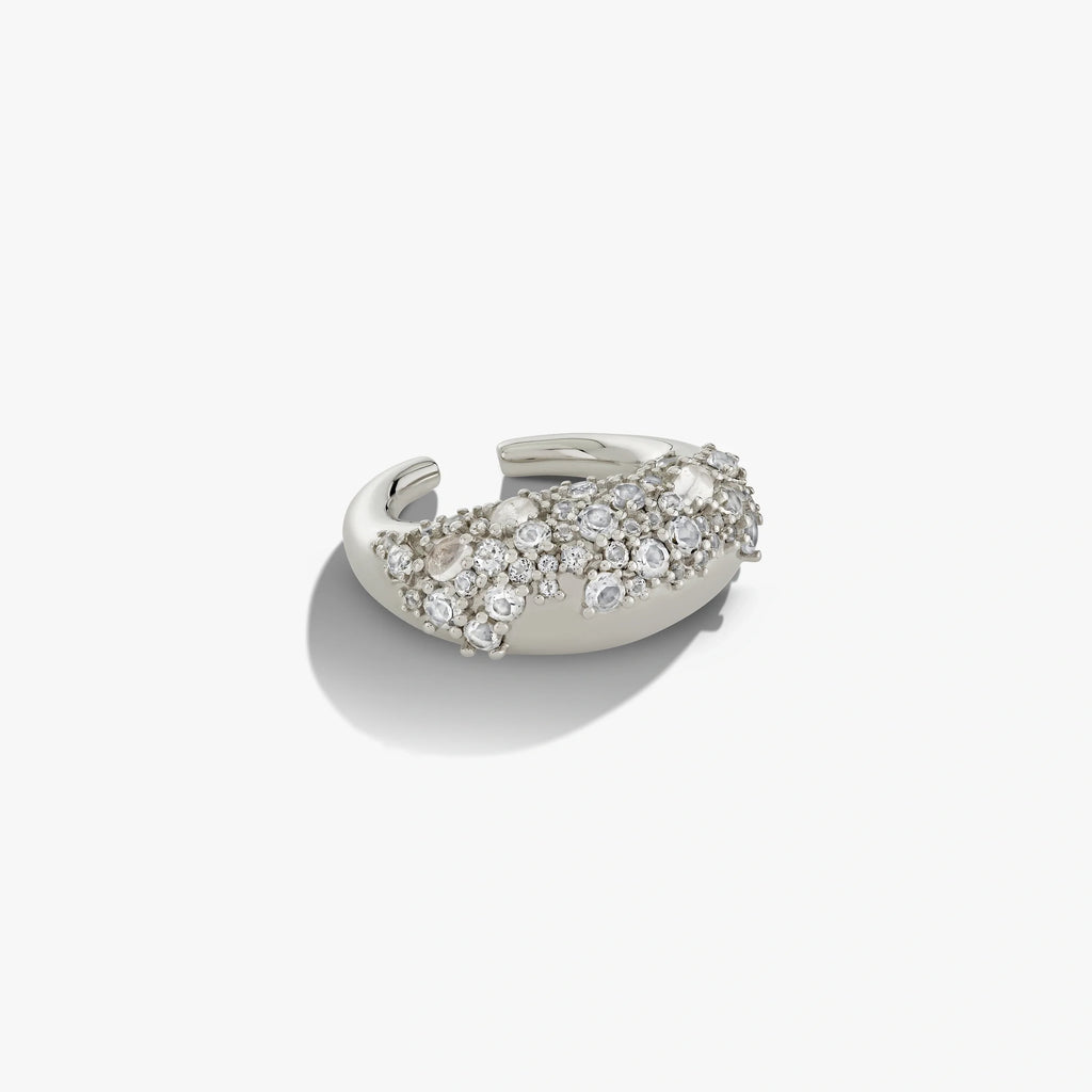 Encrusted Abstract Ear Cuff