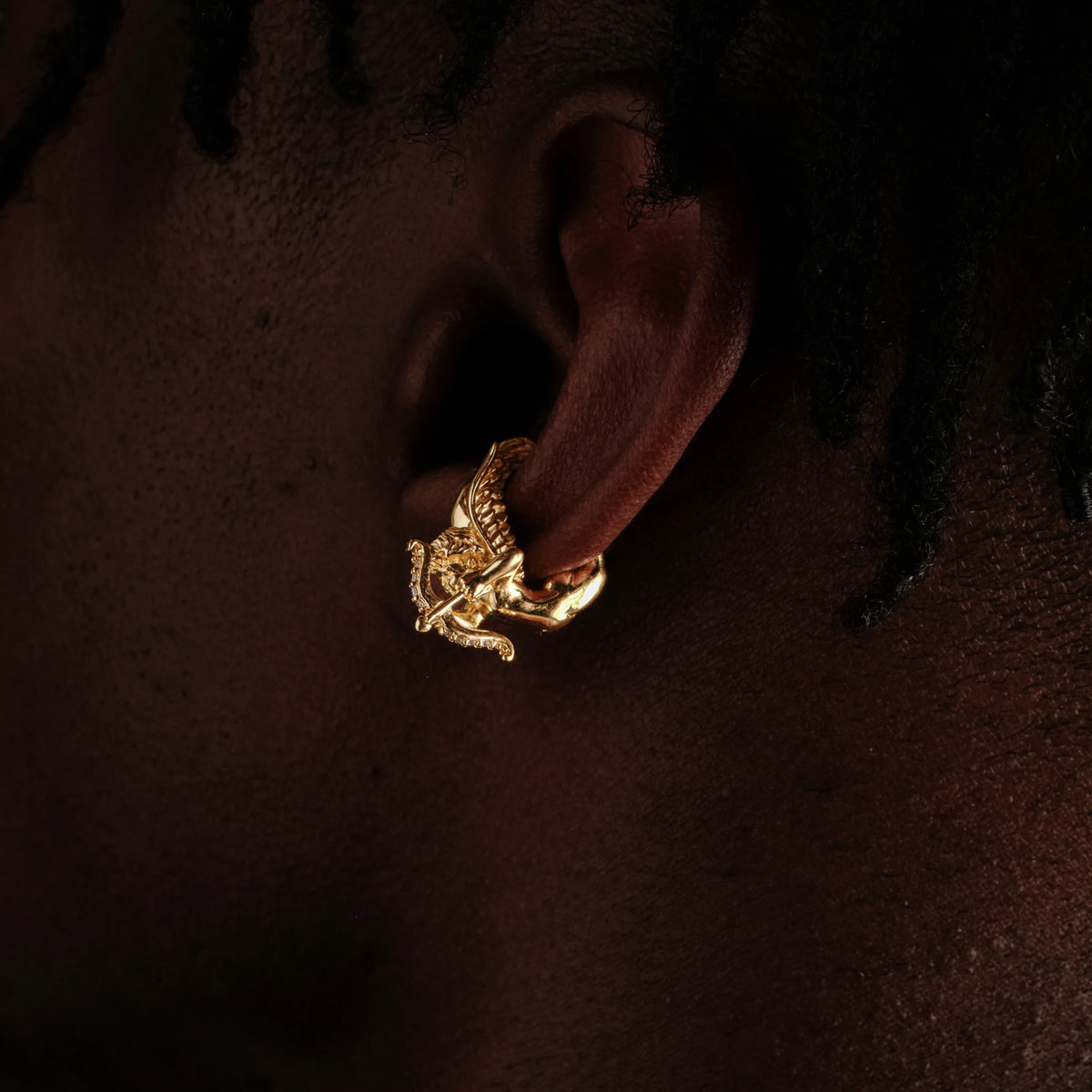 Men's Cupid Ear Cuff