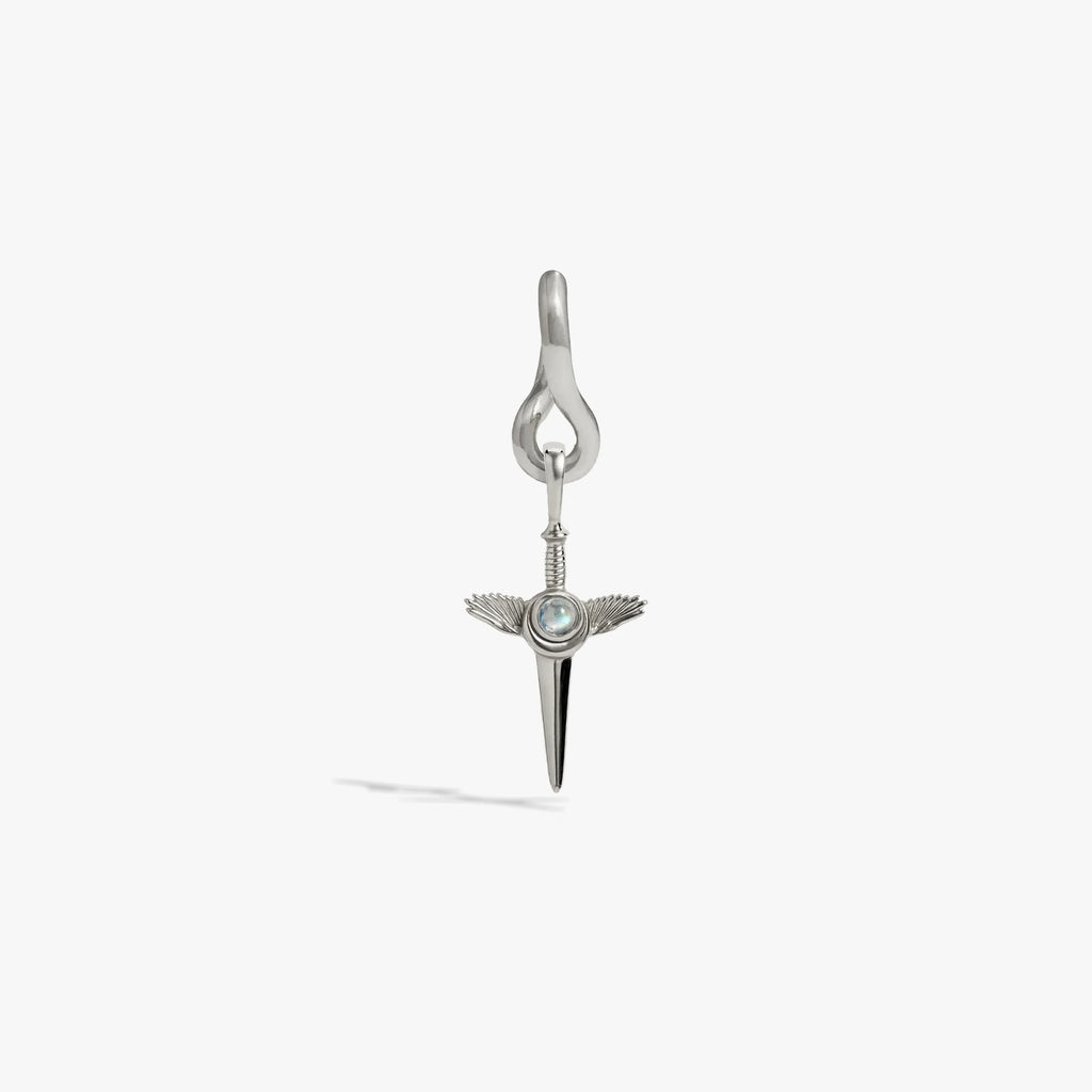 Men's Flying Dagger Charm Earring
