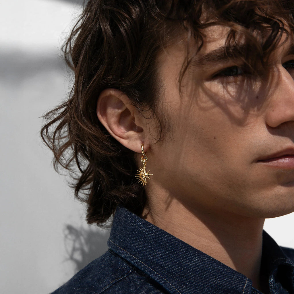 Men's Shooting Star Collector Earring