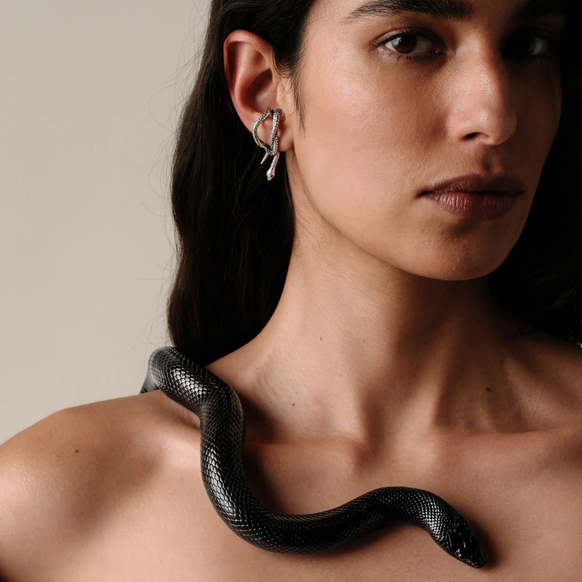 Snake Wrap Earring