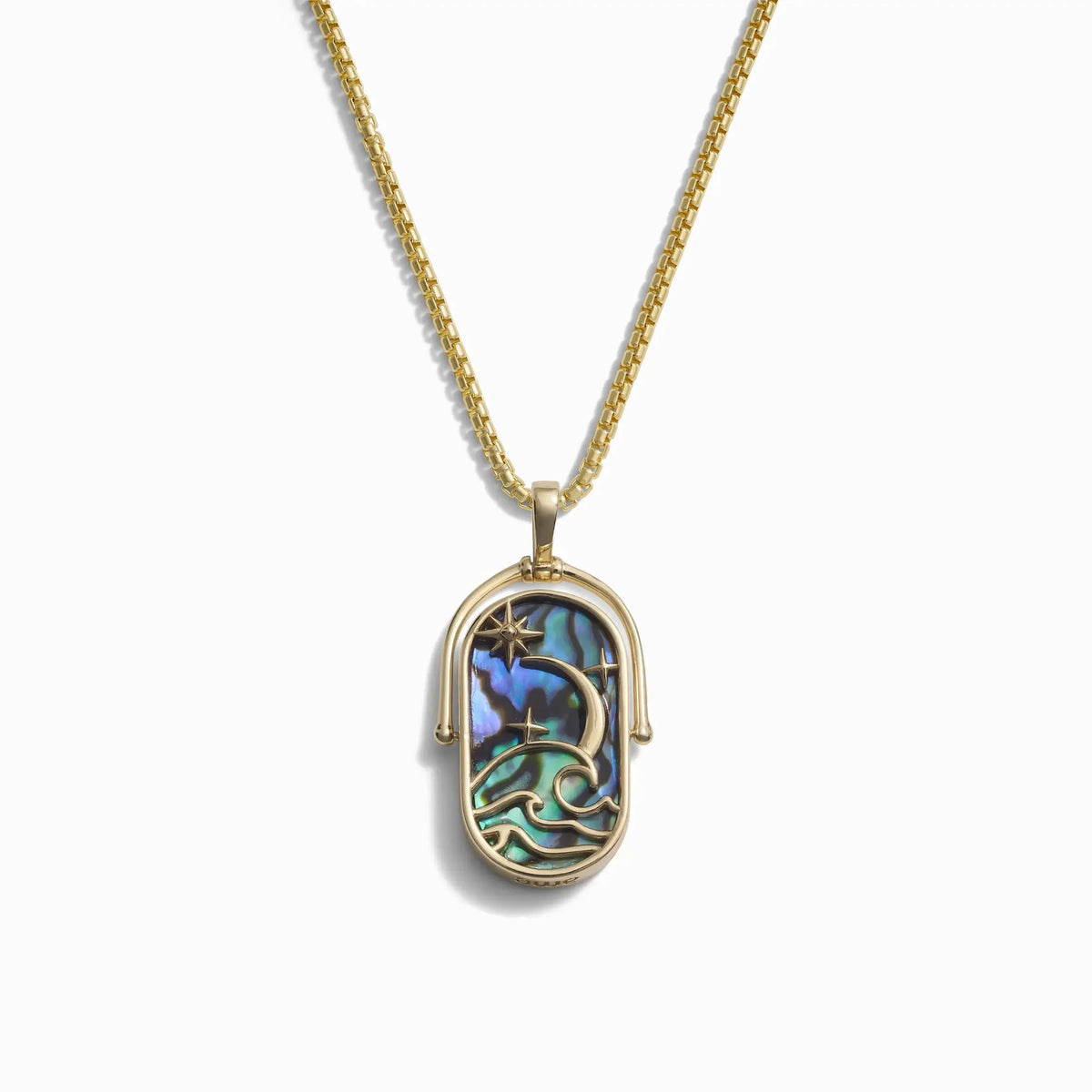Element Necklace with 2.1mm Rounded Box Chain