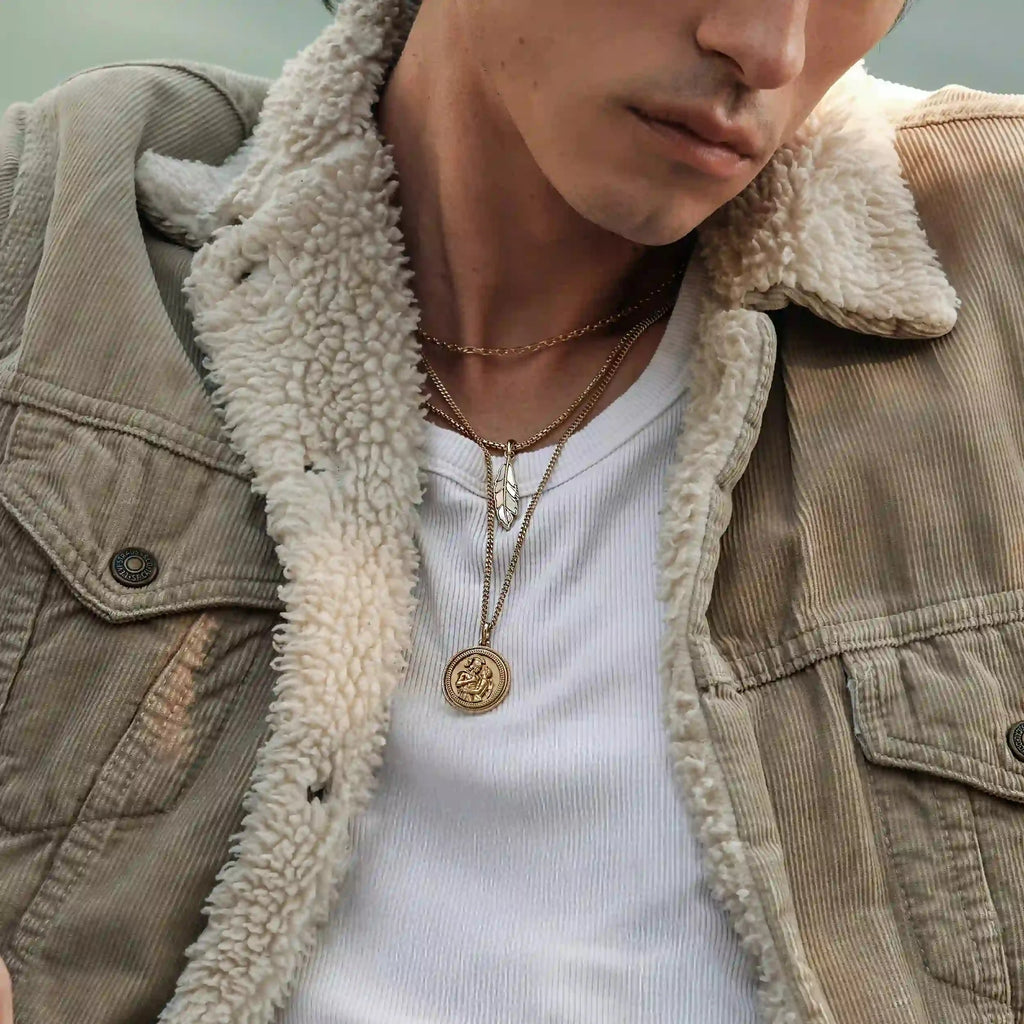 Men's Feather Necklace