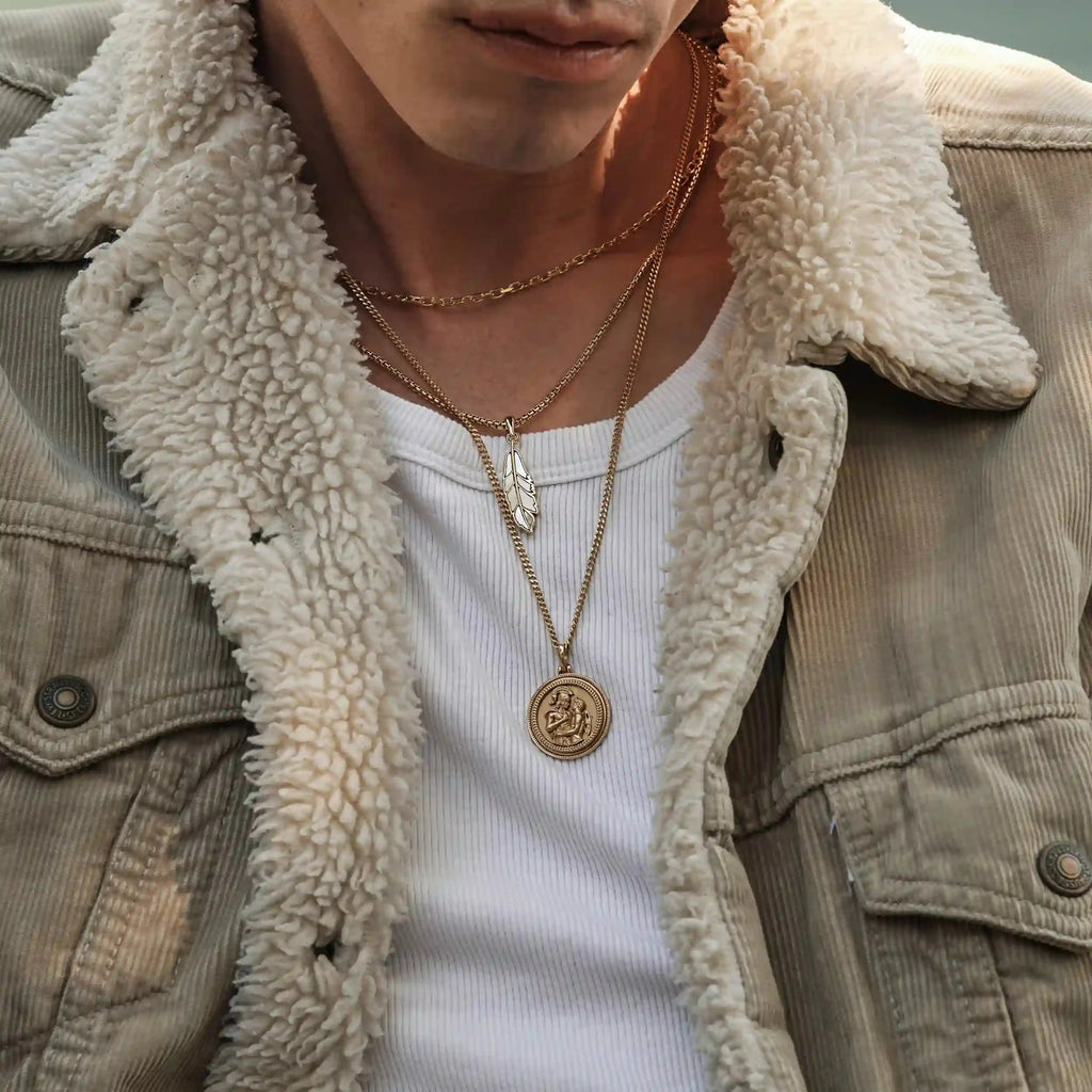 Men's Feather Necklace