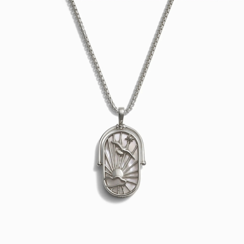 Element Necklace with 2.1mm Rounded Box Chain
