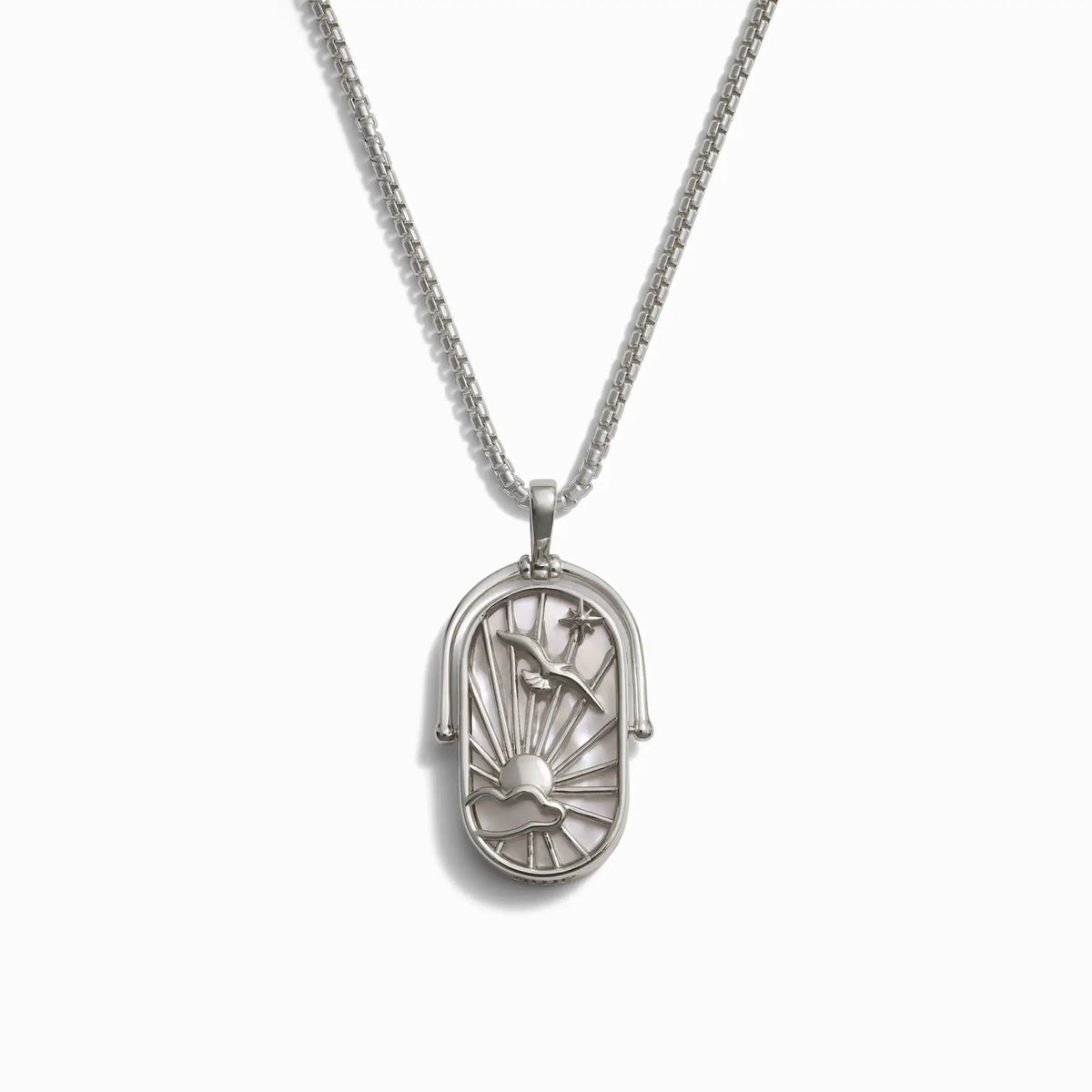 Element Necklace with 2.1mm Rounded Box Chain