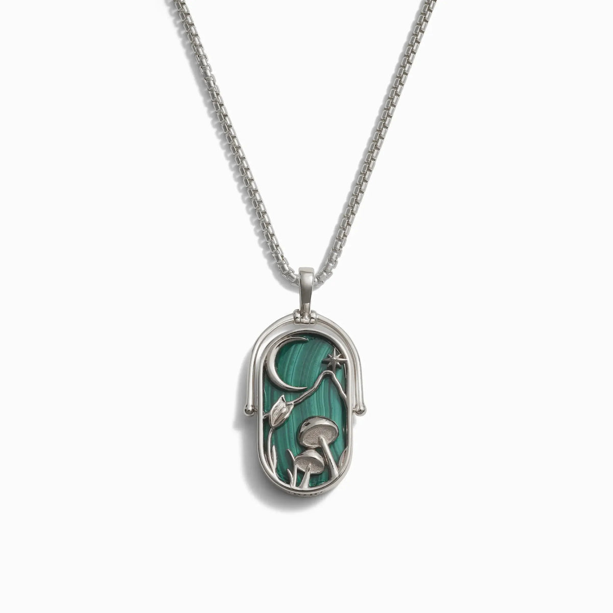 Element Necklace with 2.1mm Rounded Box Chain