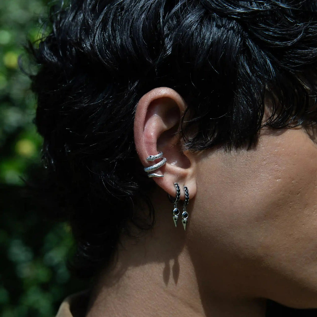 Men's Serpent's Embrace Ear Cuff