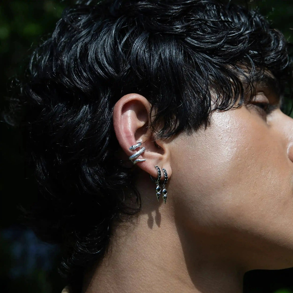 Men's Serpent's Embrace Ear Cuff