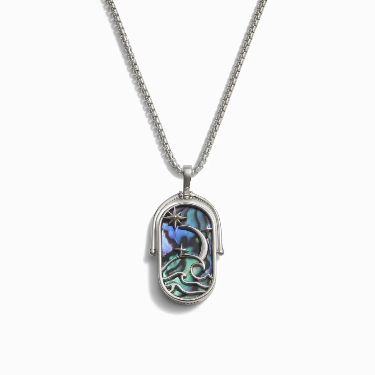 Element Necklace with 2.1mm Rounded Box Chain