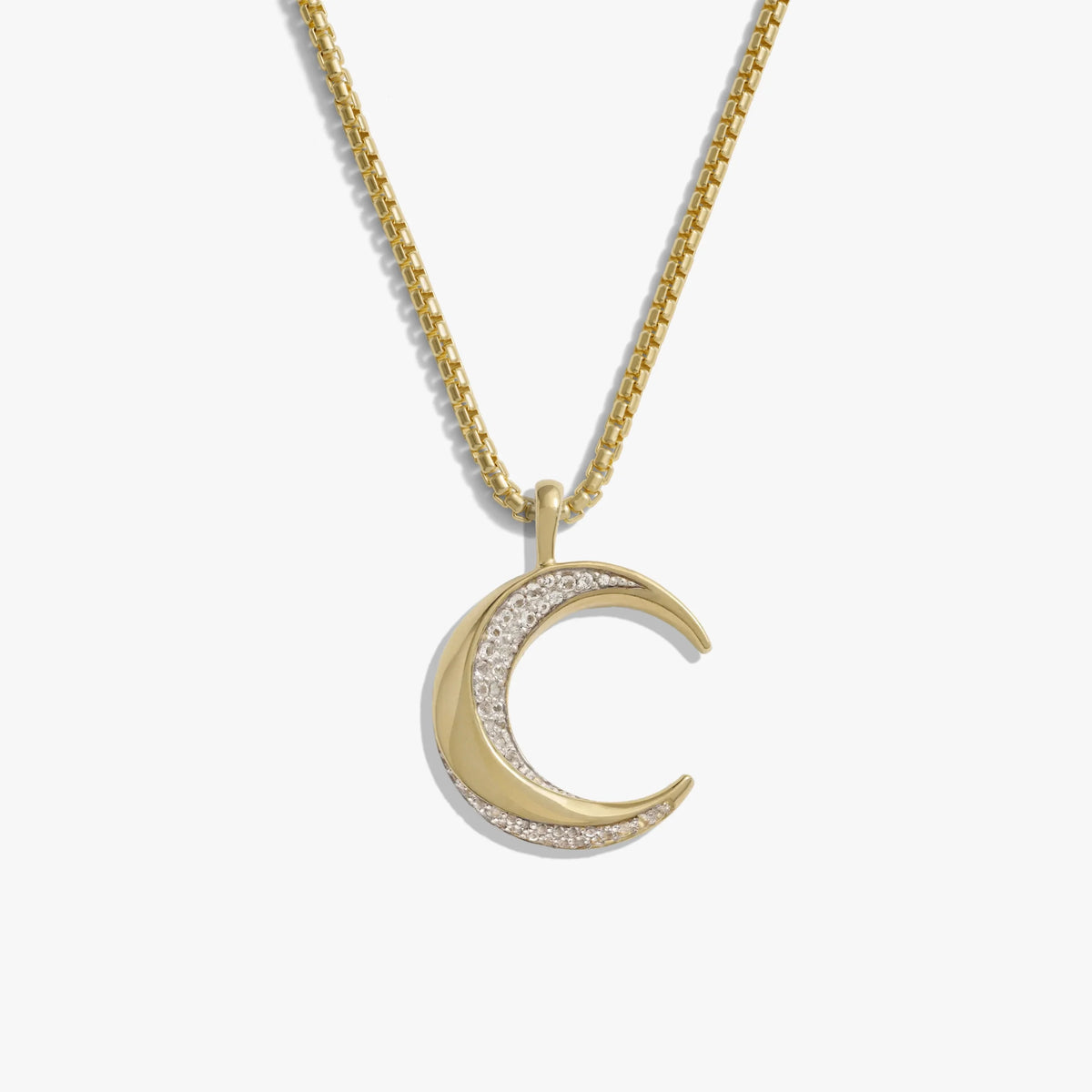 Men's Twisted Moon Necklace