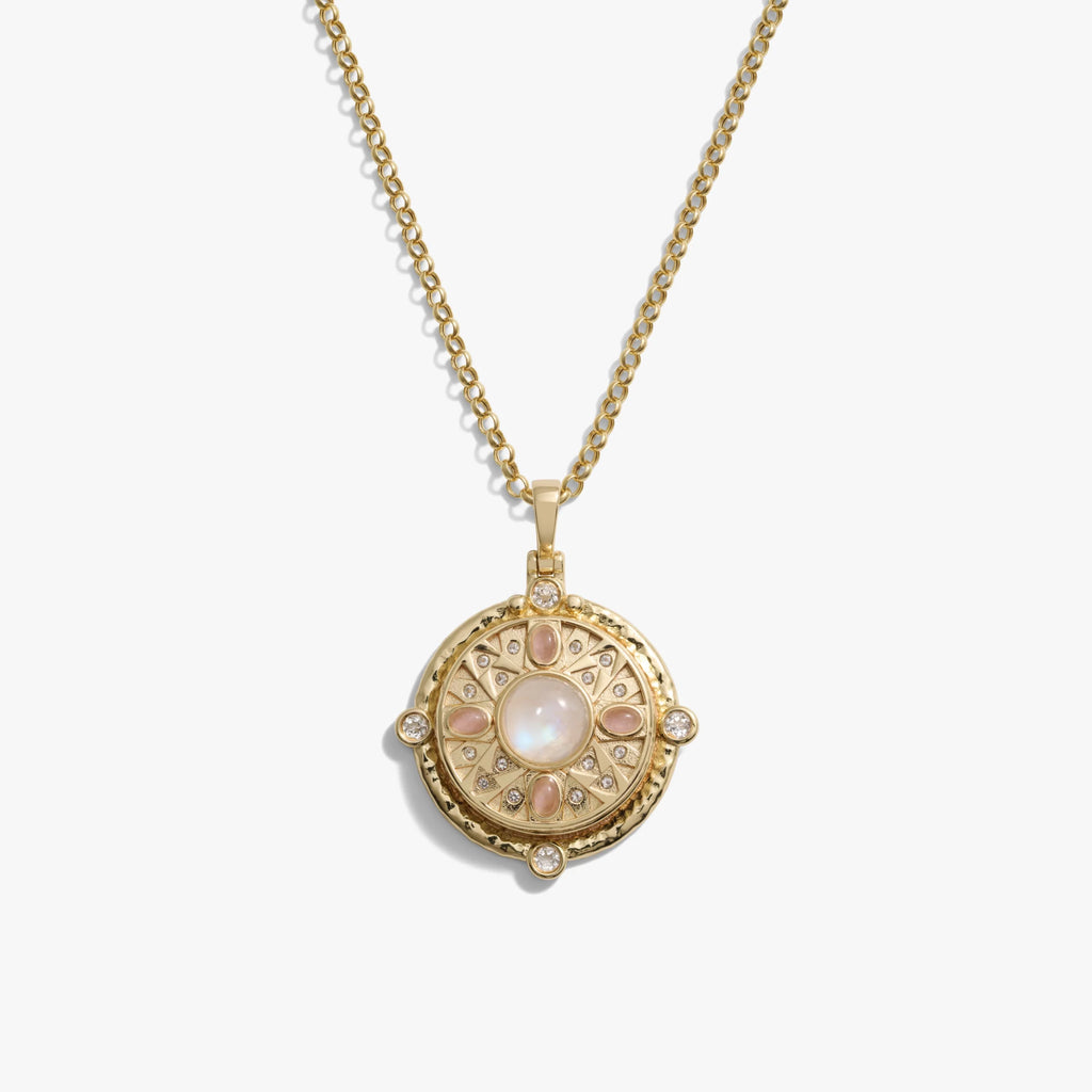 Pink Manifestation Locket Necklace