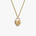 Men's Spiked Heart Necklace