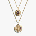 Garnet Aura Necklace Set