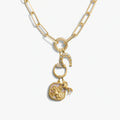 White Horse Charm Lariat