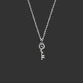 Emerald Key Necklace