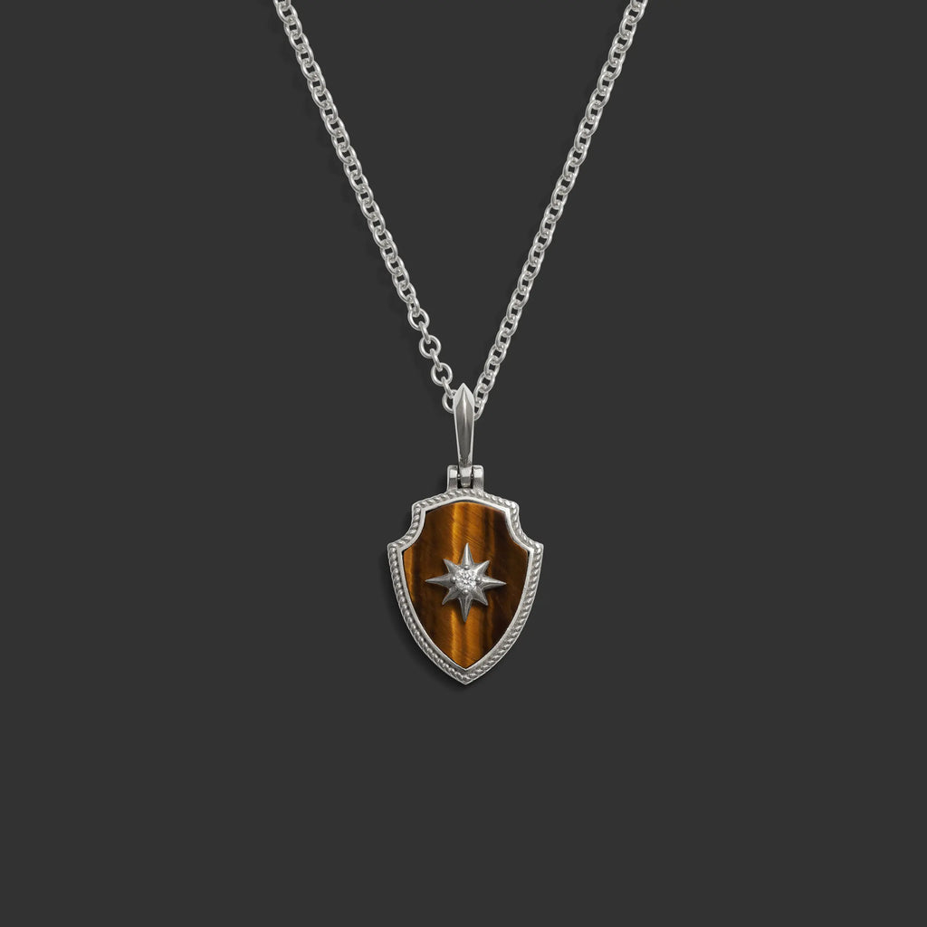Diamond Shield Necklace