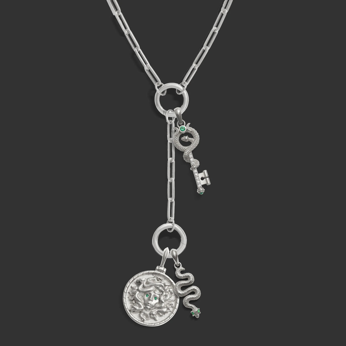 Medusa Snake Lariat Set