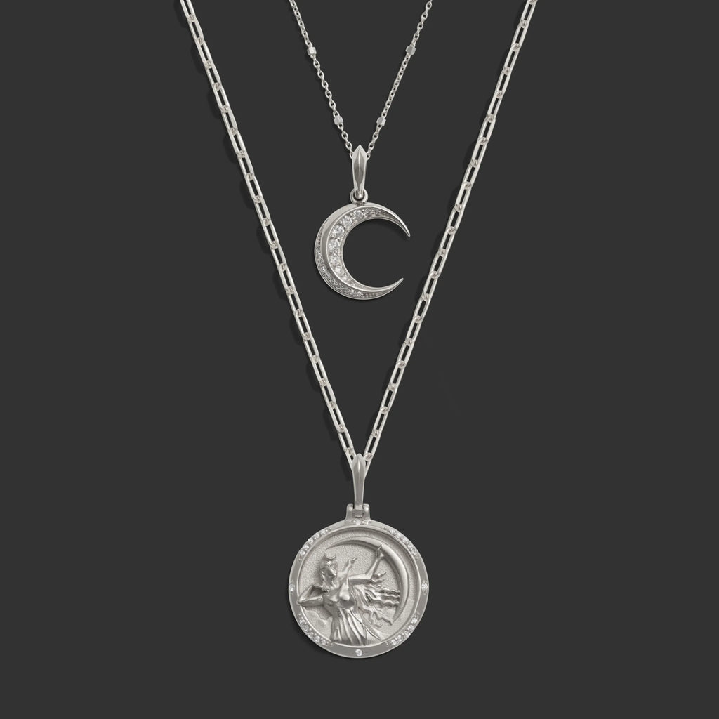 Selene Moon Necklace Set