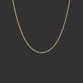 Mini Paperclip Gold Chain