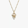 Moonstone Spider Necklace