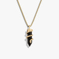Onyx Crystal Snake Necklace