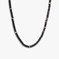 Black Opal Meditation Necklace