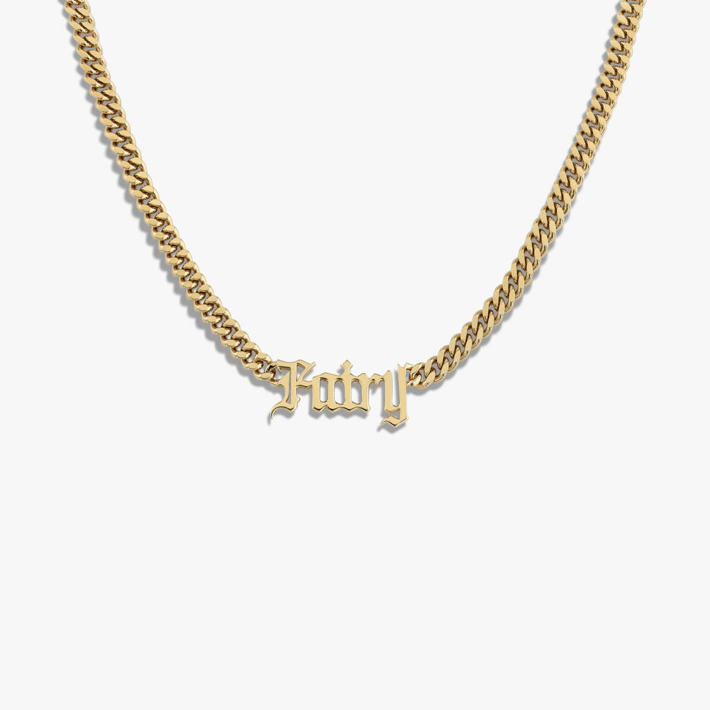 Fairy Cuban Necklace