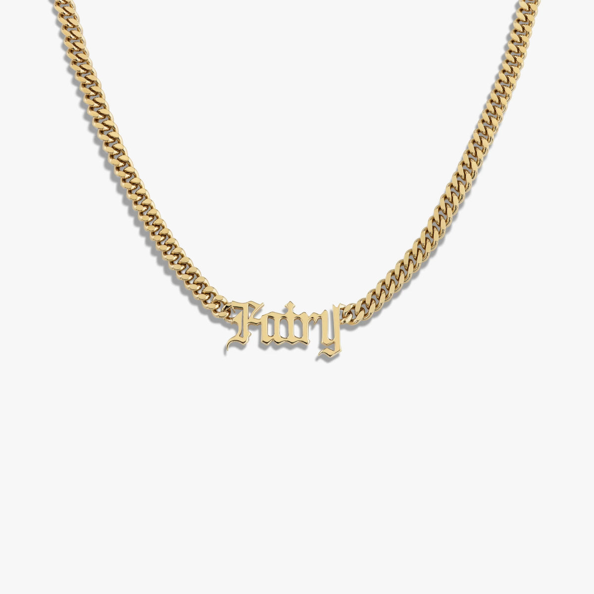 Fairy Cuban Necklace