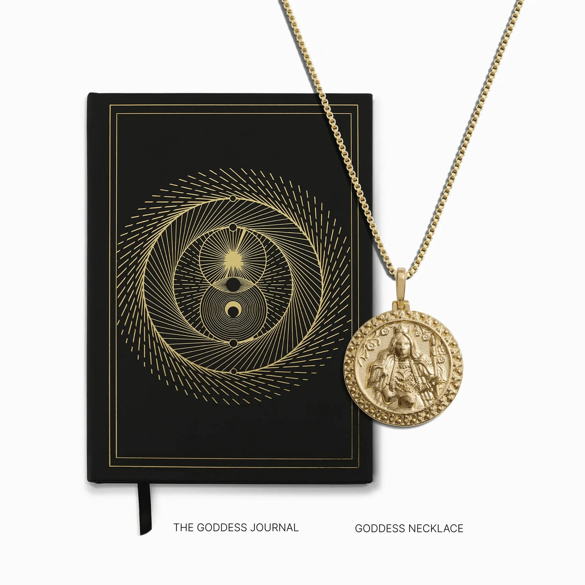 The Goddess Journal + Necklace Set
