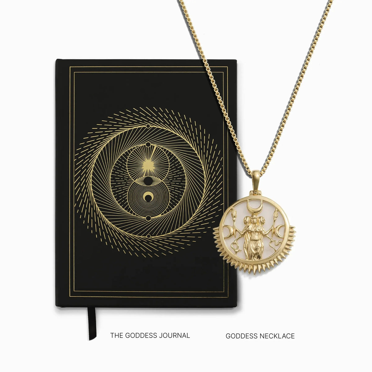 The Goddess Journal + Necklace Set
