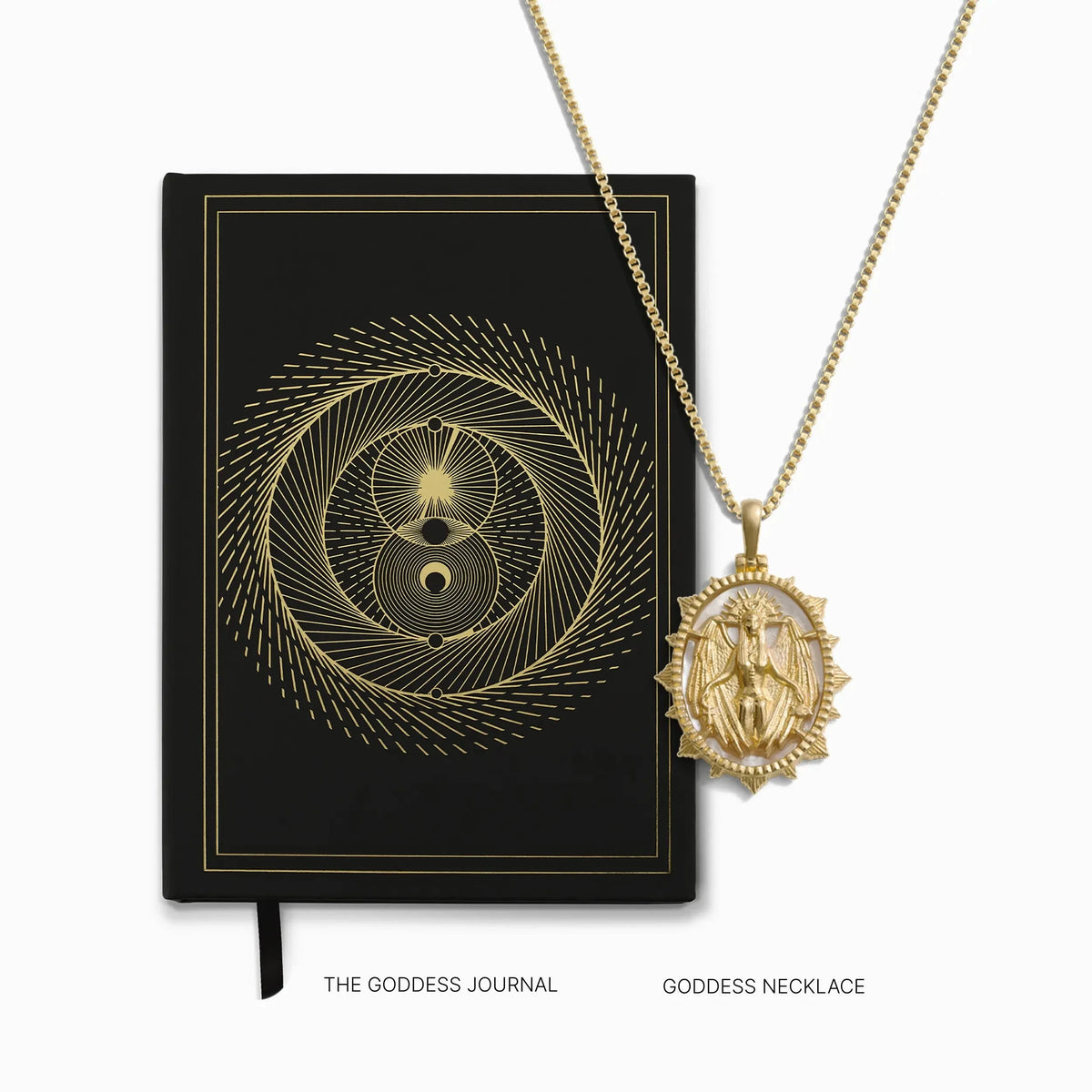 The Goddess Journal + Necklace Set