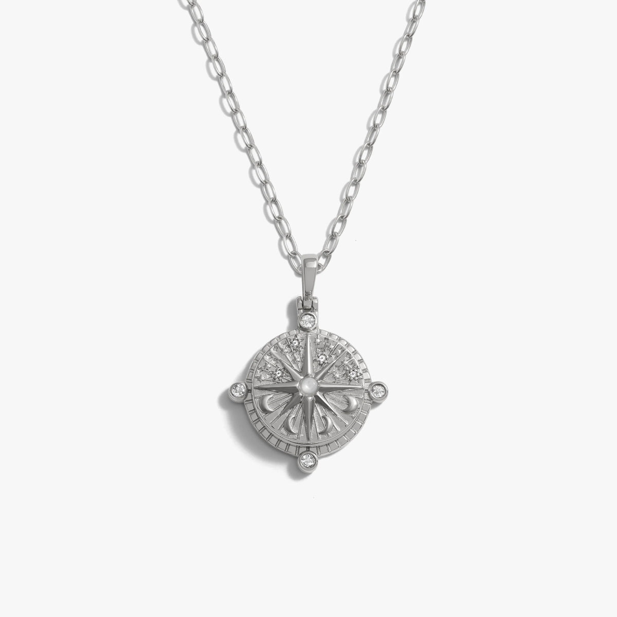 Compass Locket Necklace